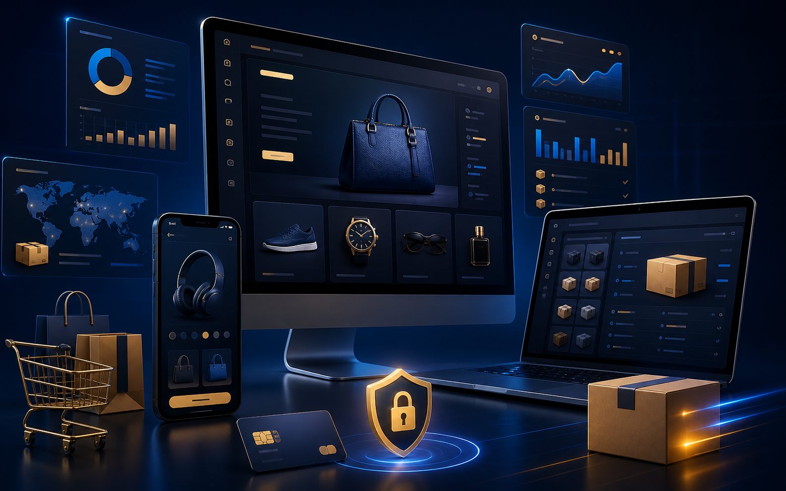 Vista visual de Ecommerce